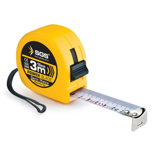 METRE ŞERİT 3MX16MM SGS ( 12 AD ) SGS 2000